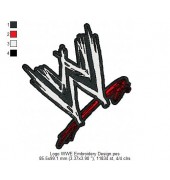 Logo WWE Embroidery Design